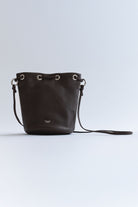 Light Leather Mini Tube 2Way Bag ブラウン
