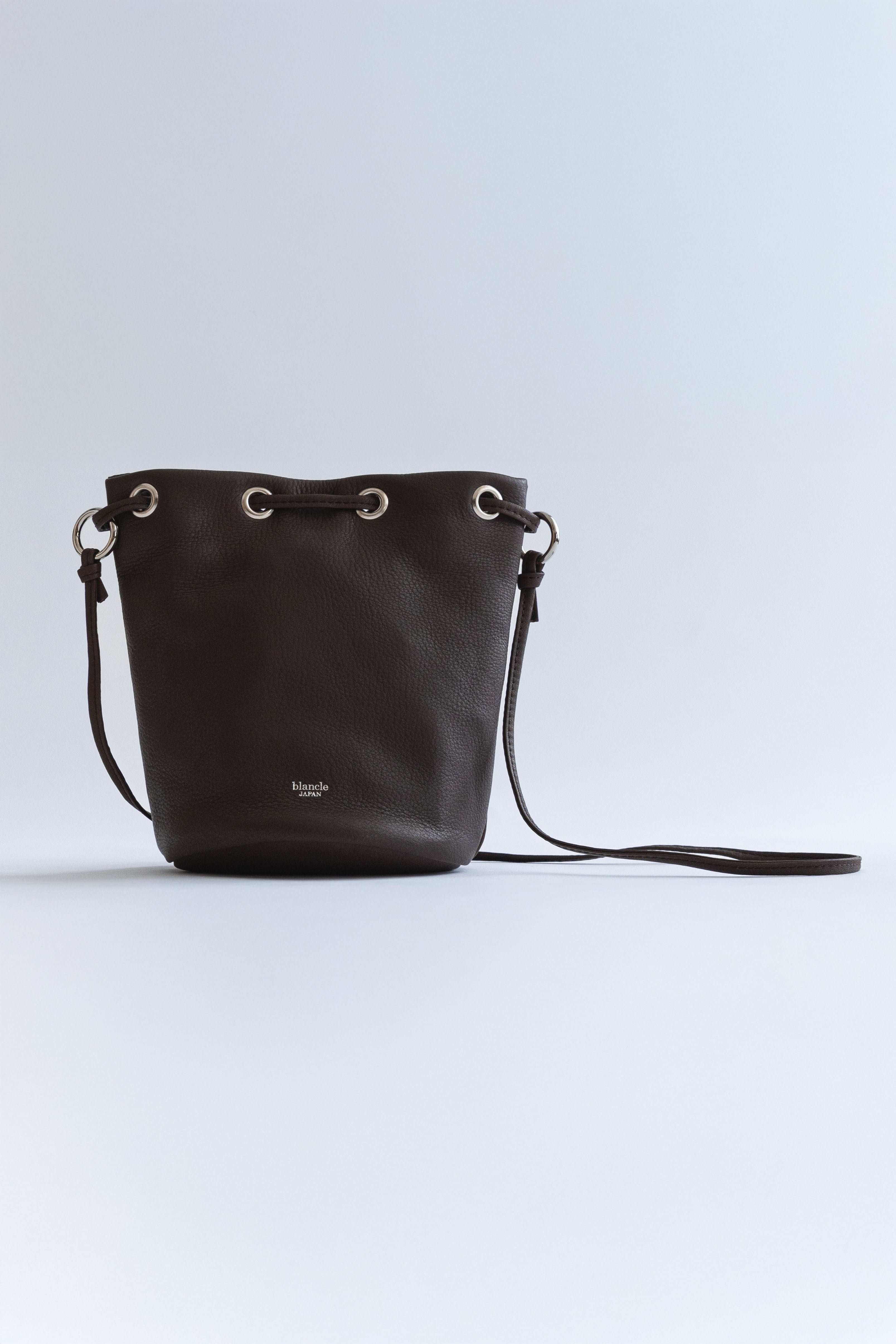 Light Leather Mini Tube 2Way Bag ブラウン