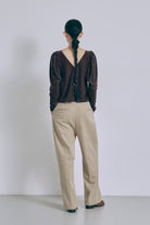 Wide Tuck Pants