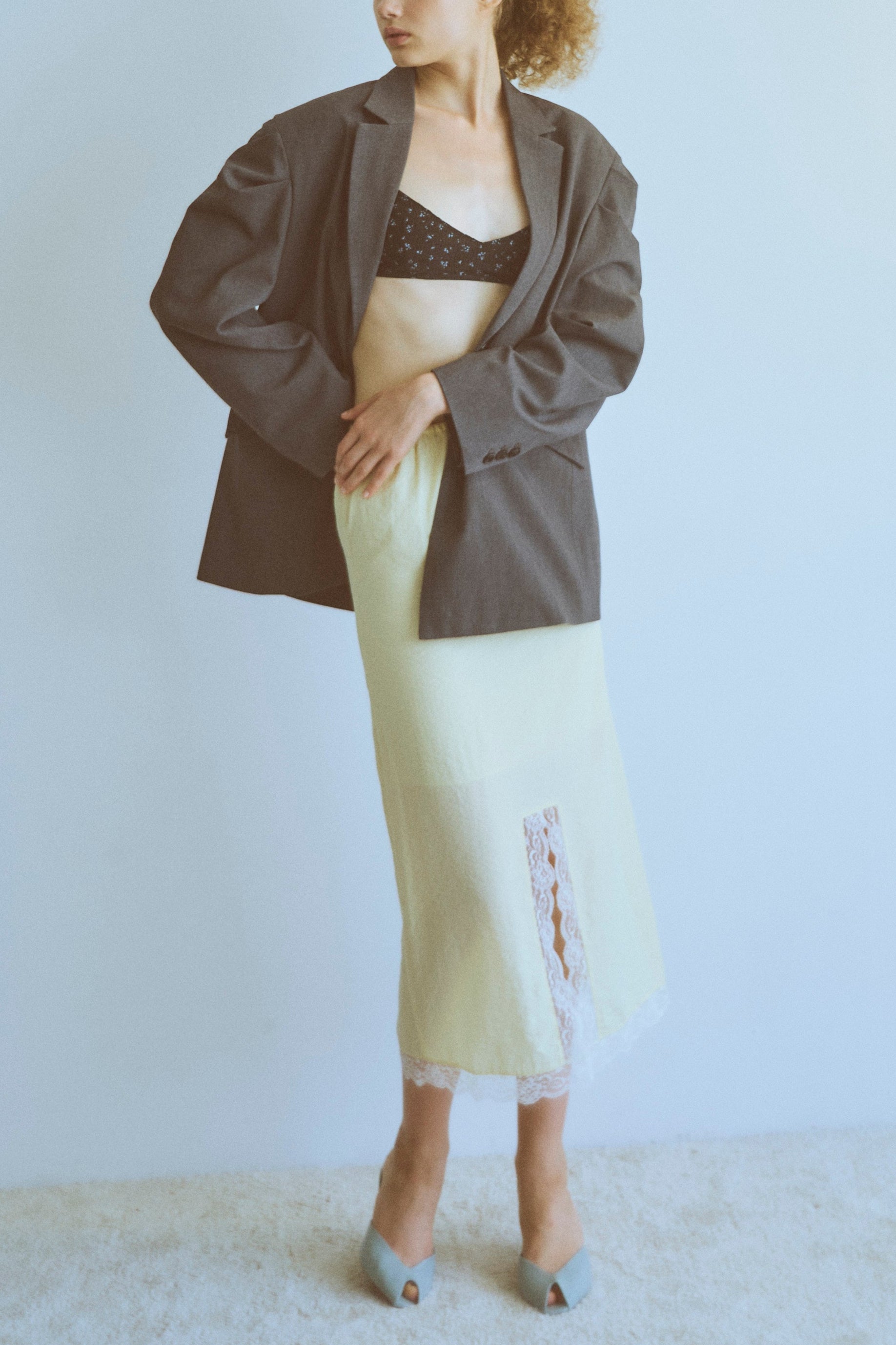 Vintage Lace-trim Skirt – EN NEUME