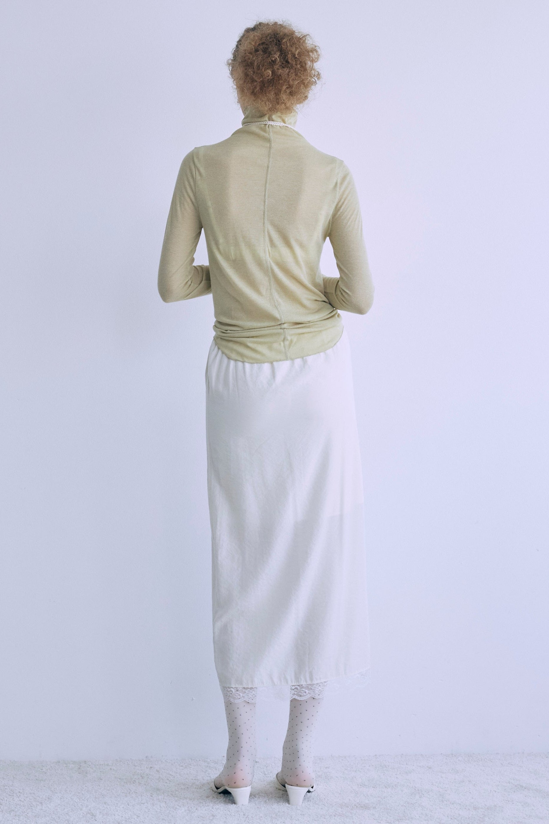 Vintage Lace-trim Skirt – EN NEUME