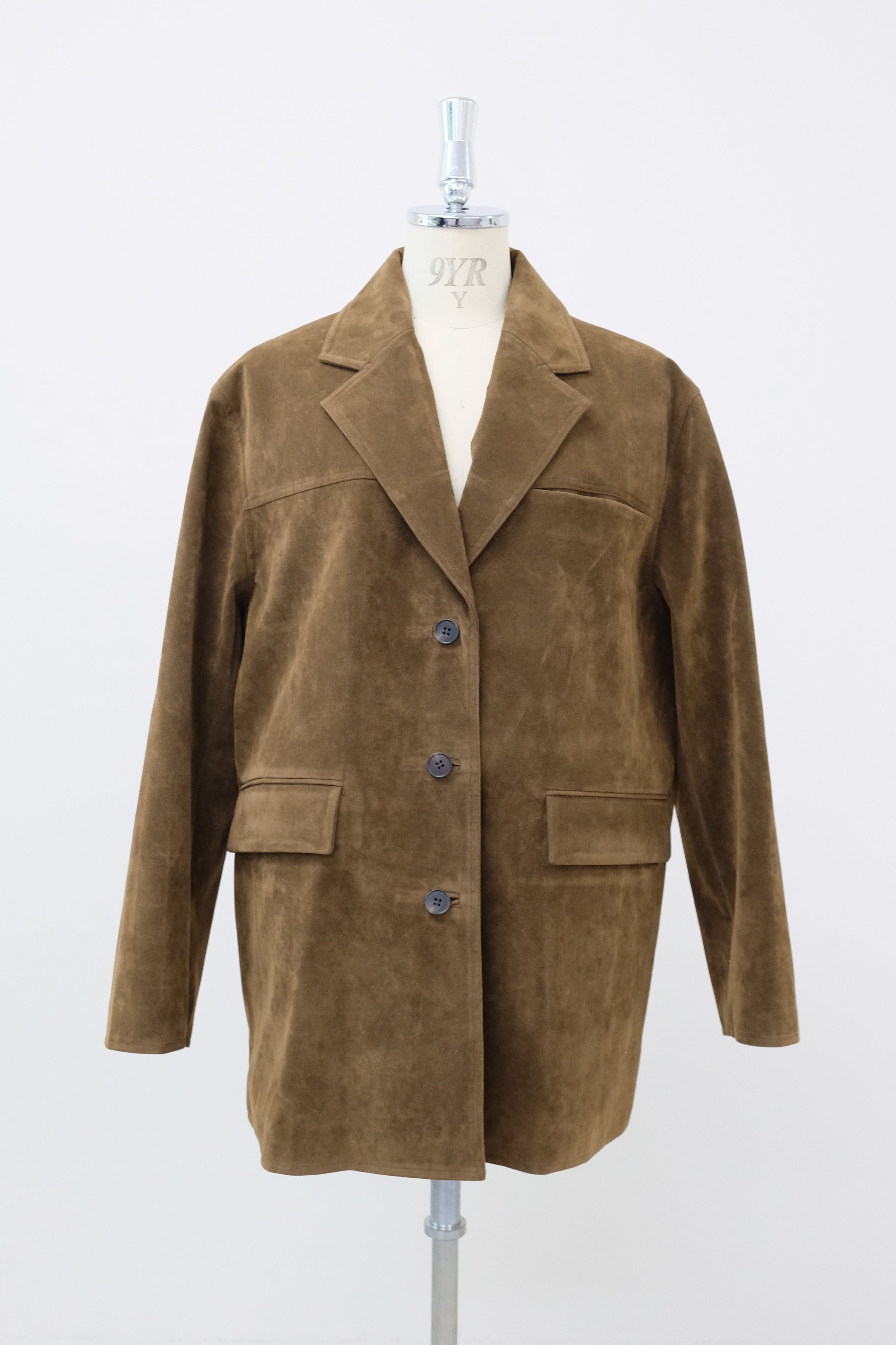 Vintage Suede Oversized Jacket キャメル