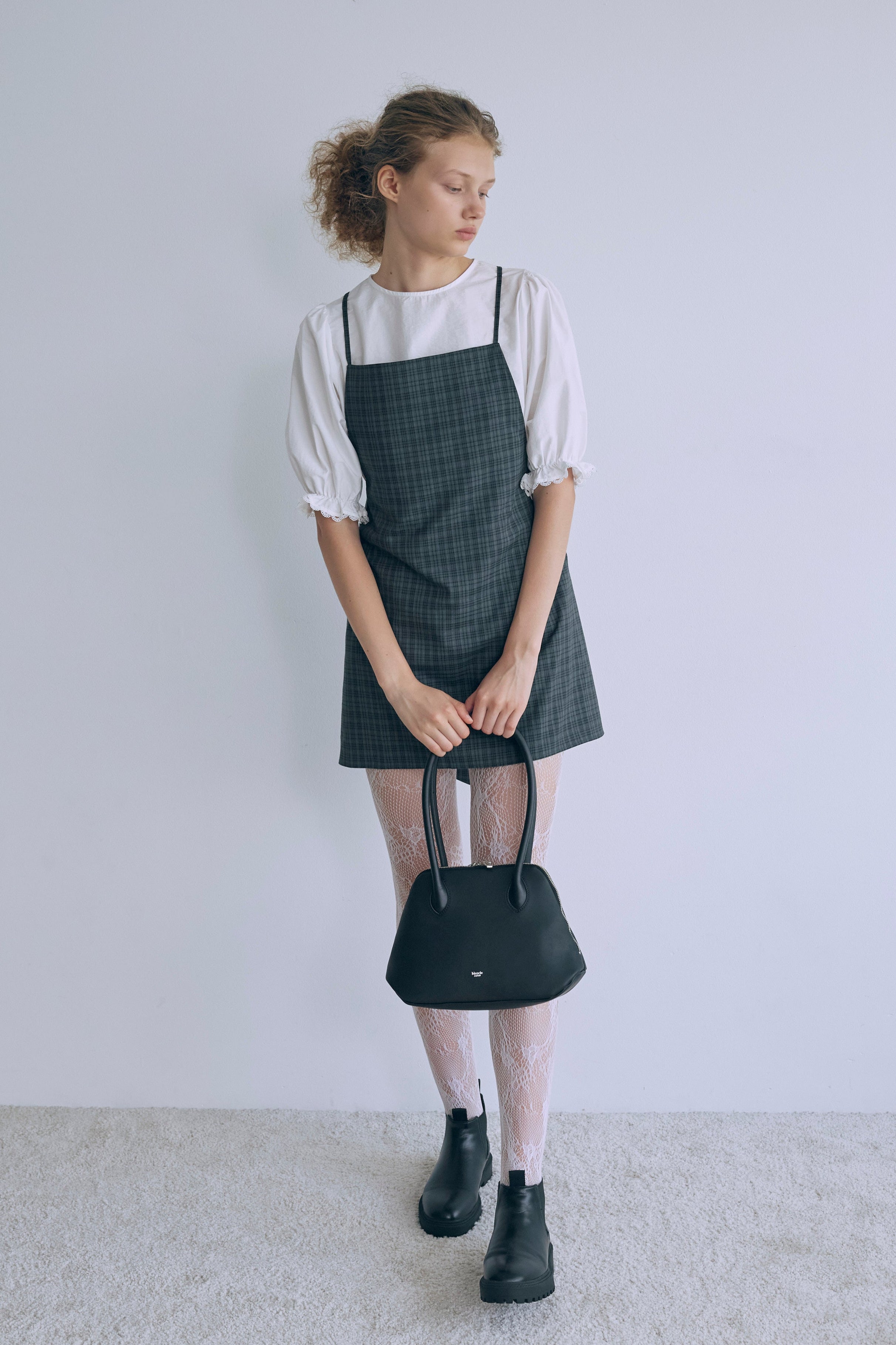 フレアスカート ナイロン Nylon Taffeta Flared Skirt | EN NEUME