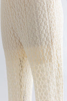 Cut Lace Soft Flare Pants & Layered Skirt Set