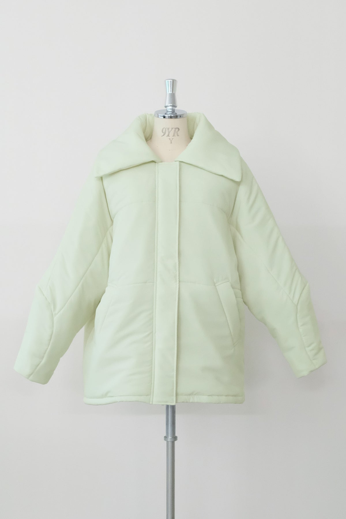 Dolman Sleeve Padded Jacket イエローグリーン