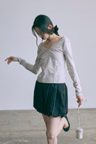 着用カラー:ライトグレー  モデル身長:174㎝