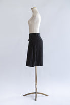 Structured Pocket Flare Shorts ブラック
