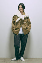 Faux Leather Over Jacket