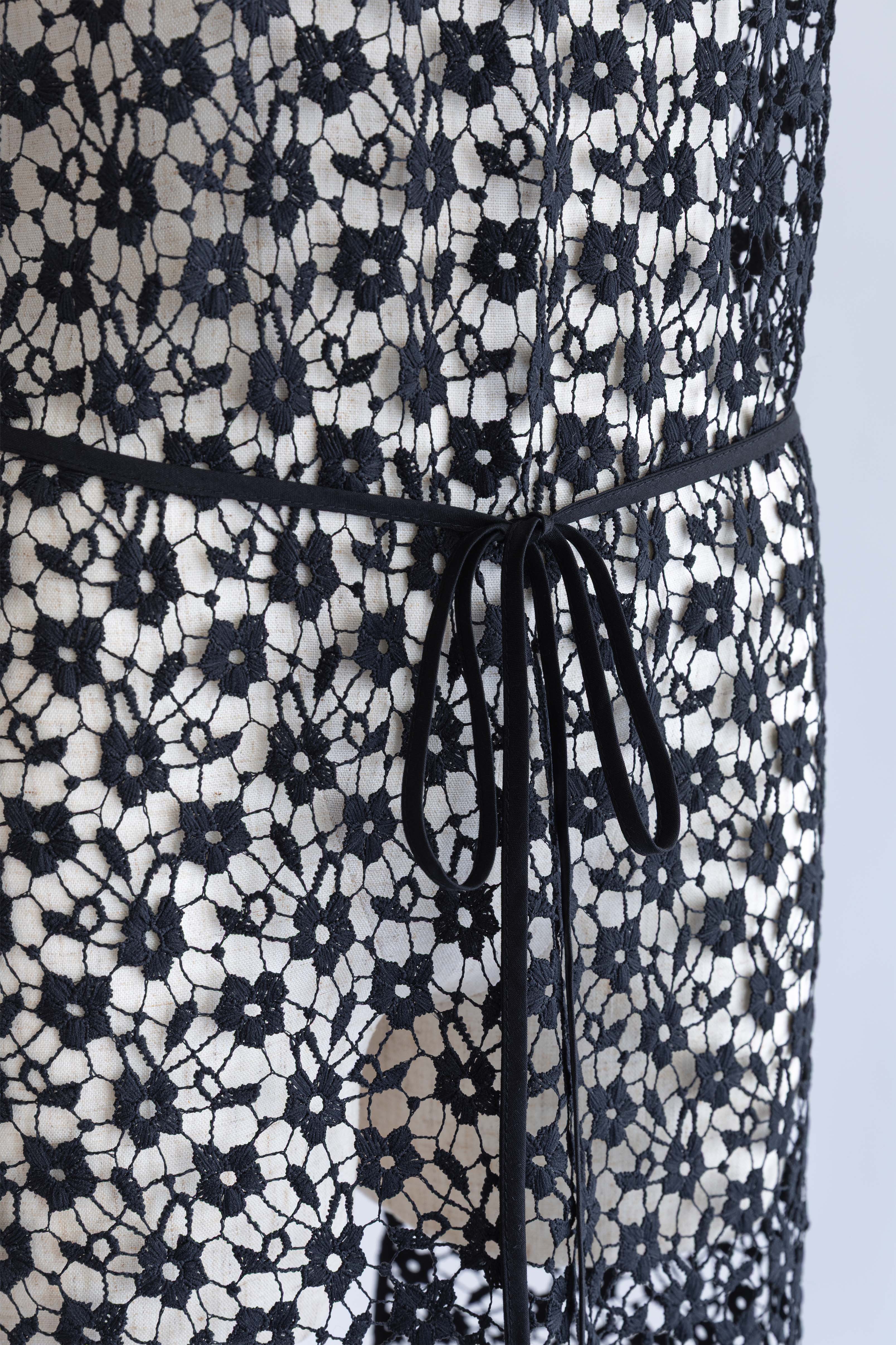 Flower Lace Apron Dress