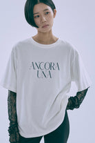 Logo Printed Tee オフホワイト