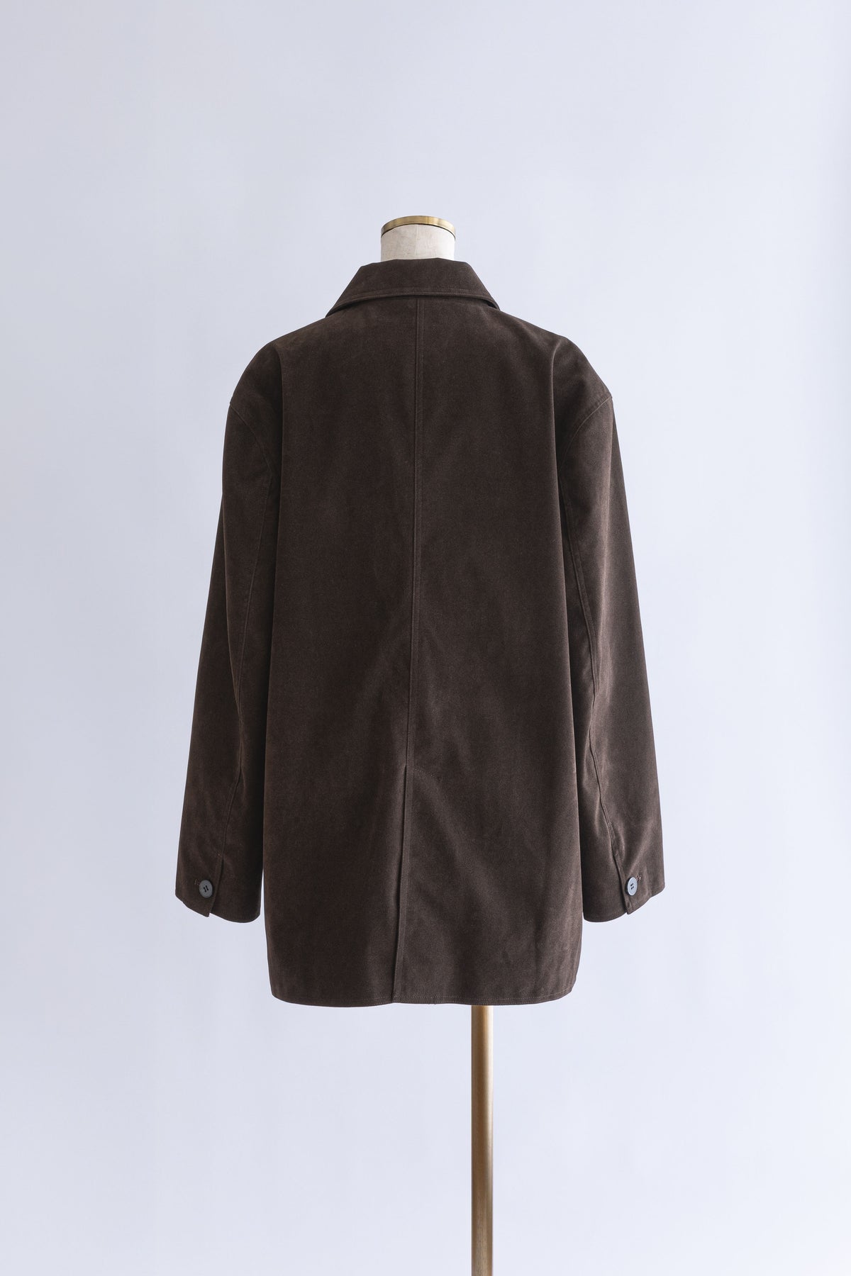 Vintage Suede Oversized Jacket ダークブラウン