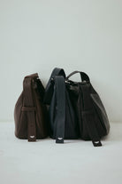 Light Leather Gather 2Way Sholder Bag