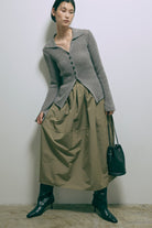 Cocoon Silhouette Skirt