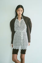 Gathered Shoulder Fitted Jacket
