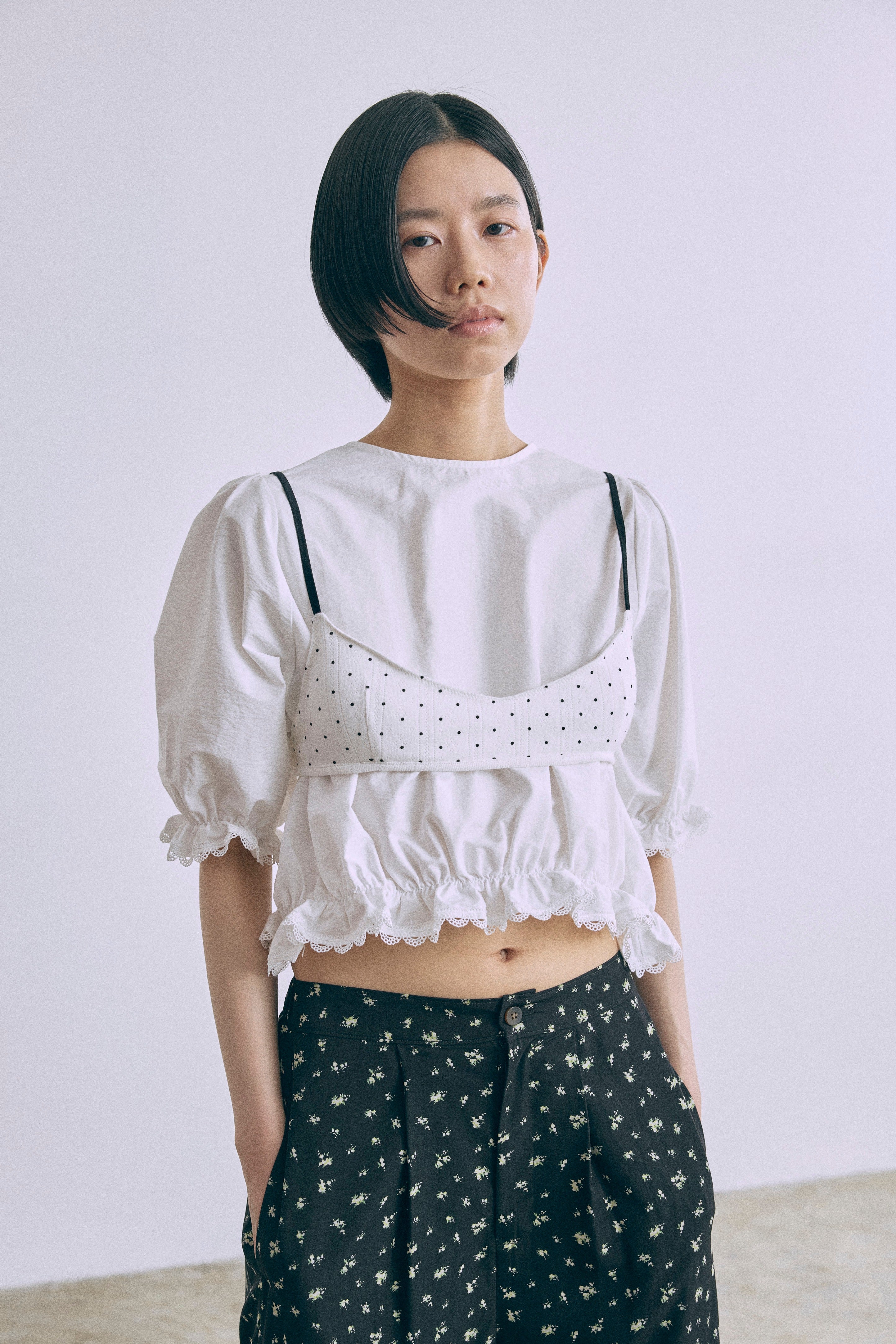Petit Dot Bra Top オフホワイト size:F model:170cm chii