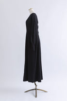 Volume Sleeve Soft Flare Dress