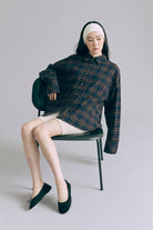 着用カラー:アイボリー　モデル身長:165cm
