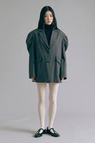 着用カラー:ブラック  モデル身長:165㎝