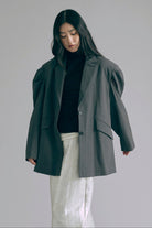 着用カラー:ブラック  モデル身長:165㎝