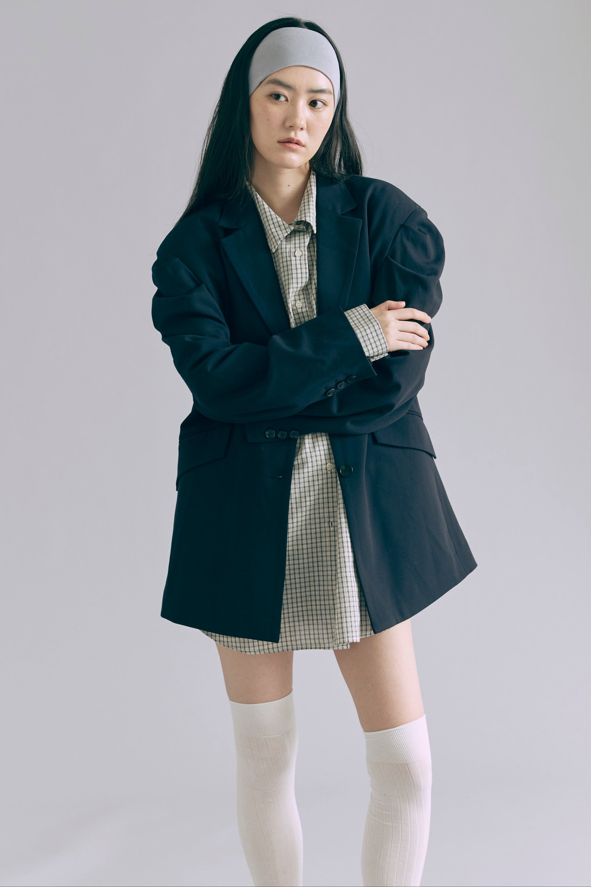 Gathered Shoulder Jacket – EN NEUME