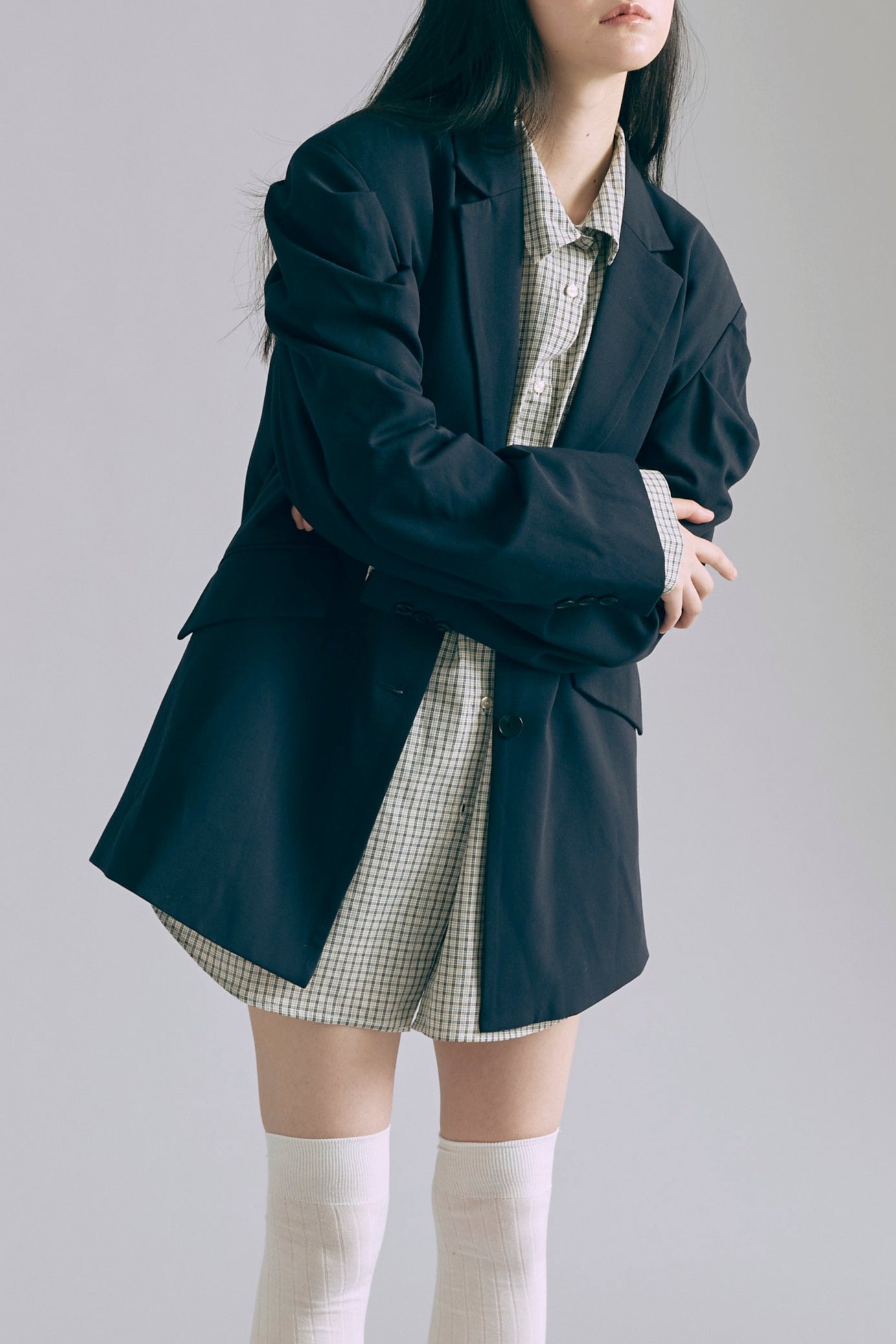 ジャケット・アウター papier gathered jacket Gathered Shoulder Jacket – EN NEUME