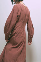 Volume Sleeve Soft Flare Dress