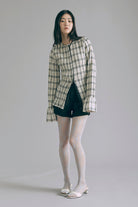 着用カラー:ブルー  モデル身長:165㎝