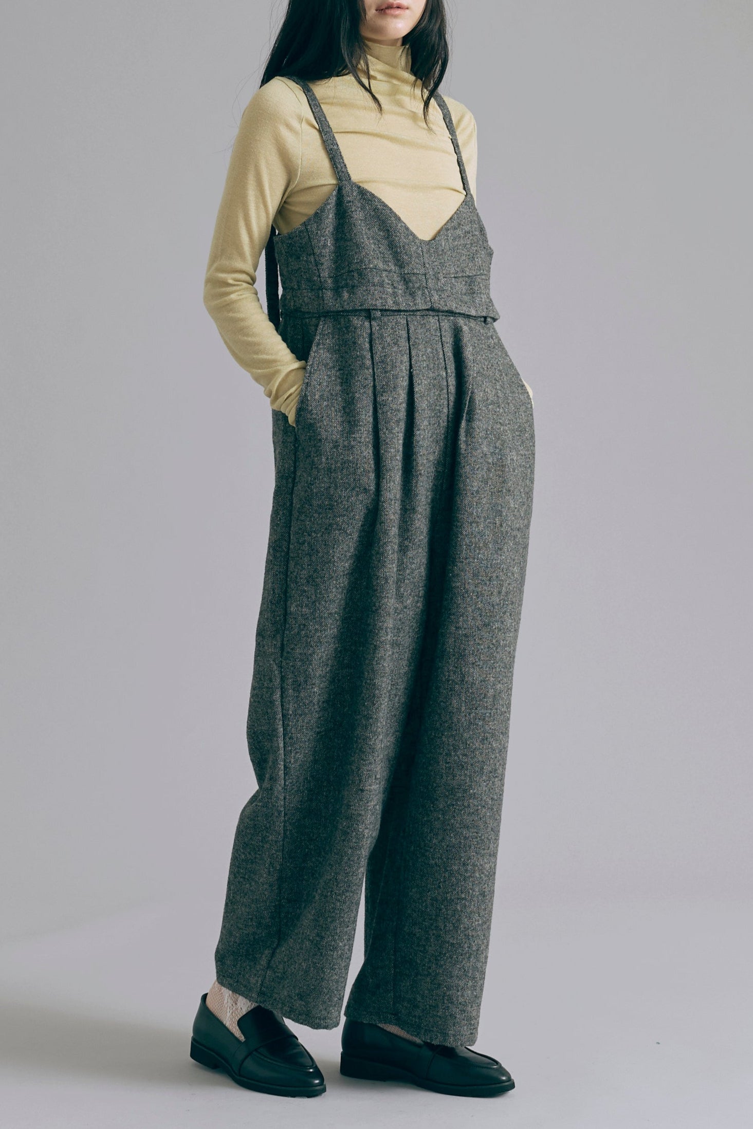 着用カラー:ブラック  モデル身長:165㎝