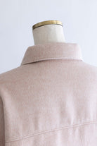 Wool Blend Over Shirt Jacket