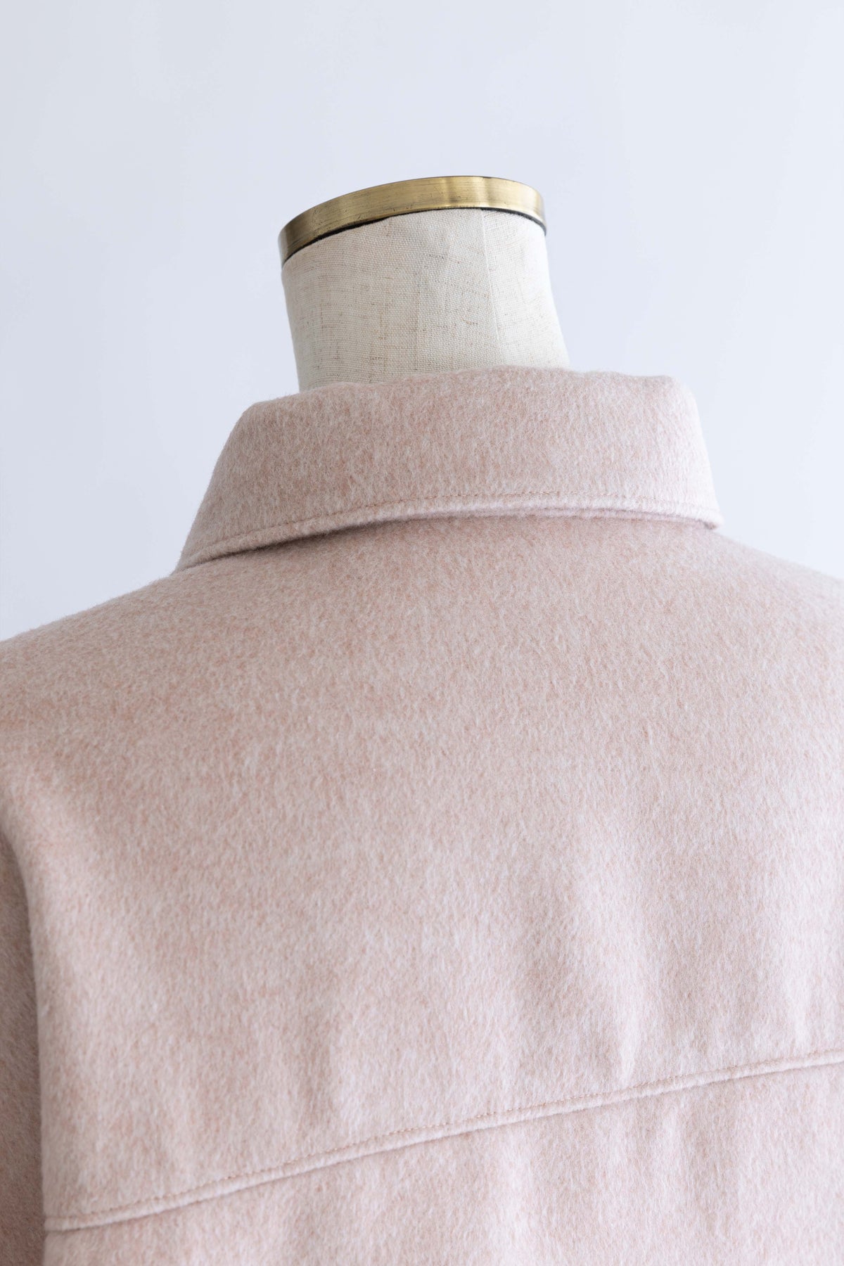 Wool Blend Over Shirt Jacket