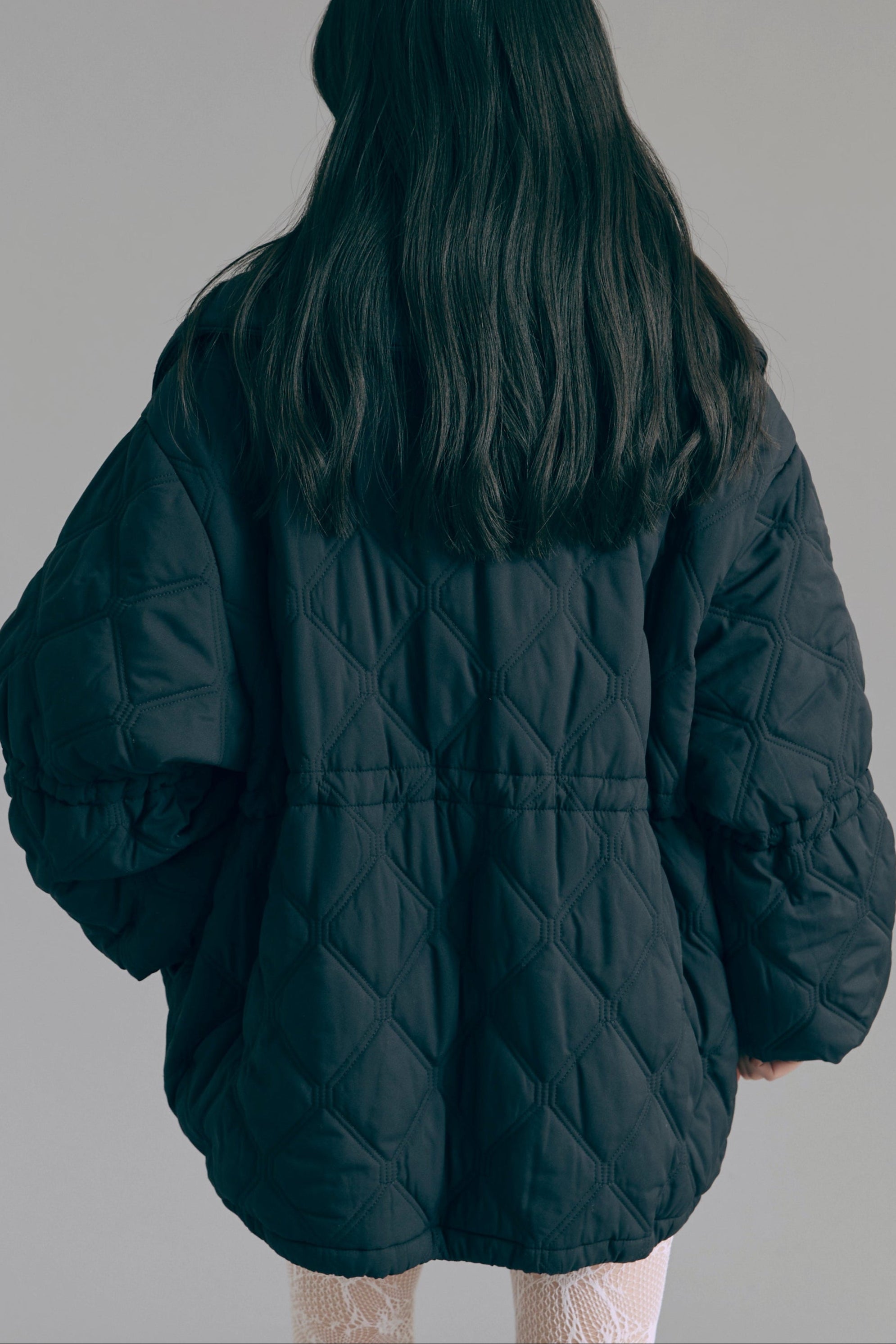 Big Collar Quilted Jacket – EN NEUME