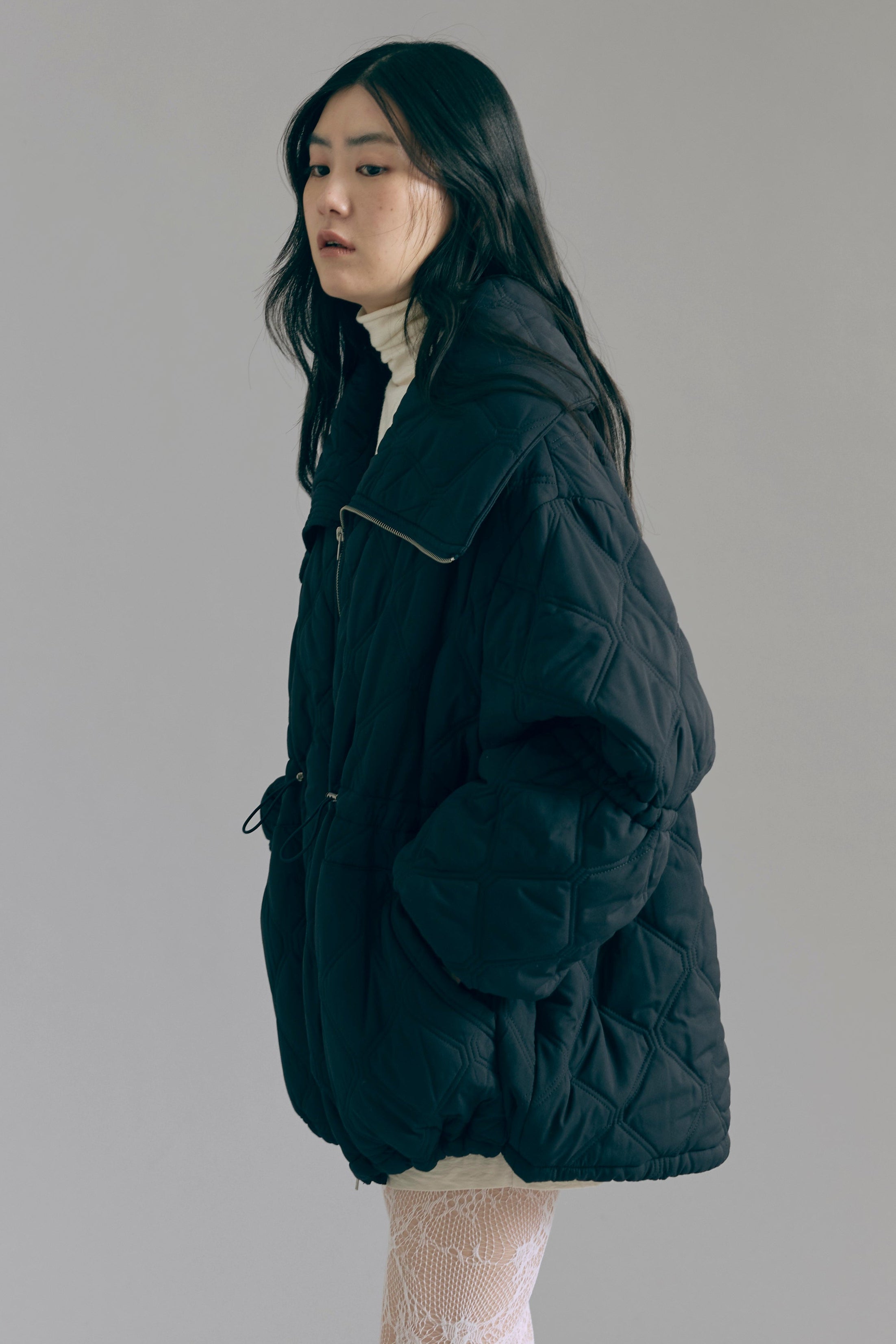 【最終特価】Deuxiemeclasse TOURNIERキルティングジャケット ドゥーズィエムクラス TOURNIER ツイード キルティング コート