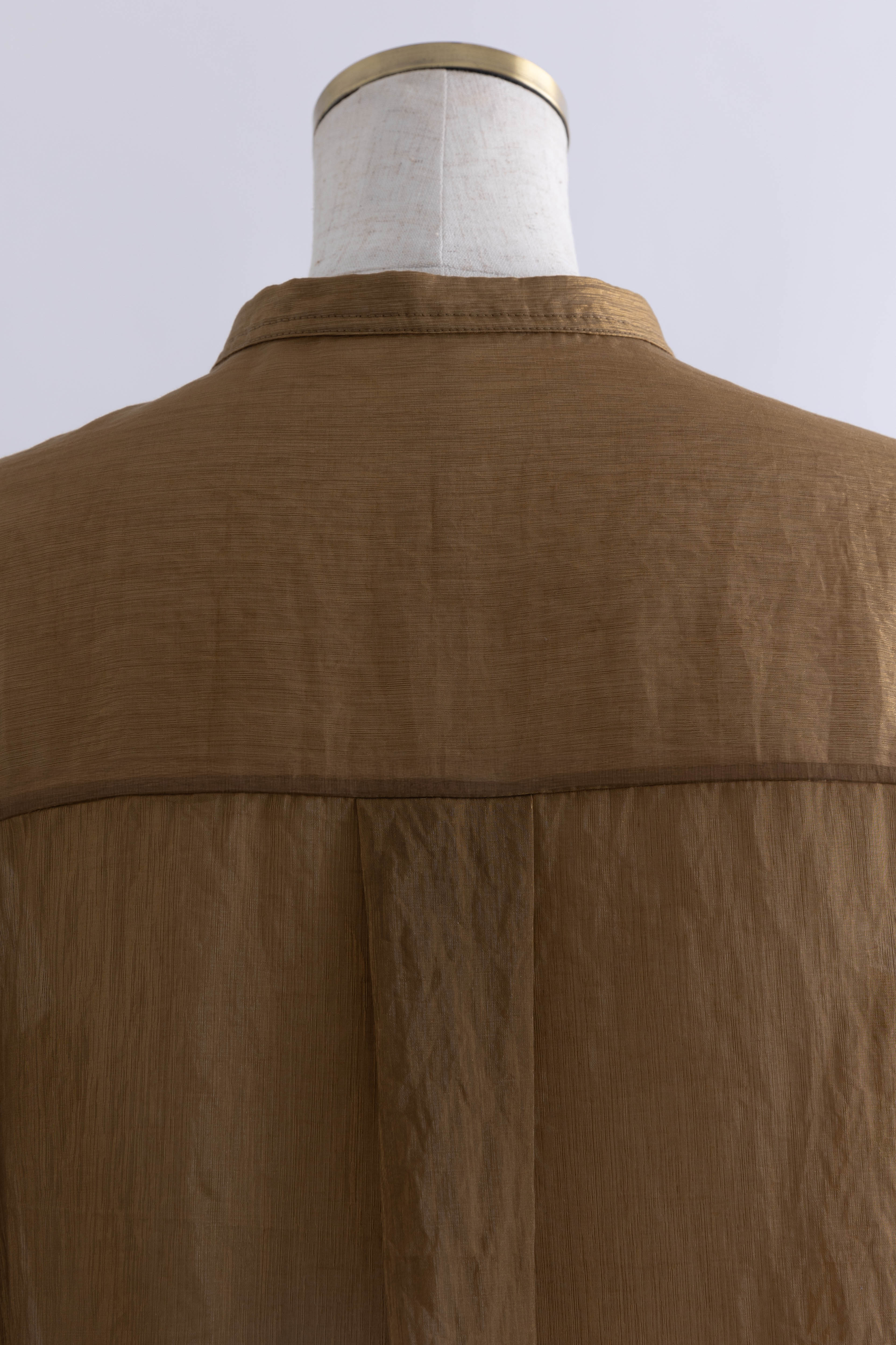 Long Cuff Sheer Blouse