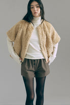 着用カラー:アイボリー  モデル身長:165㎝