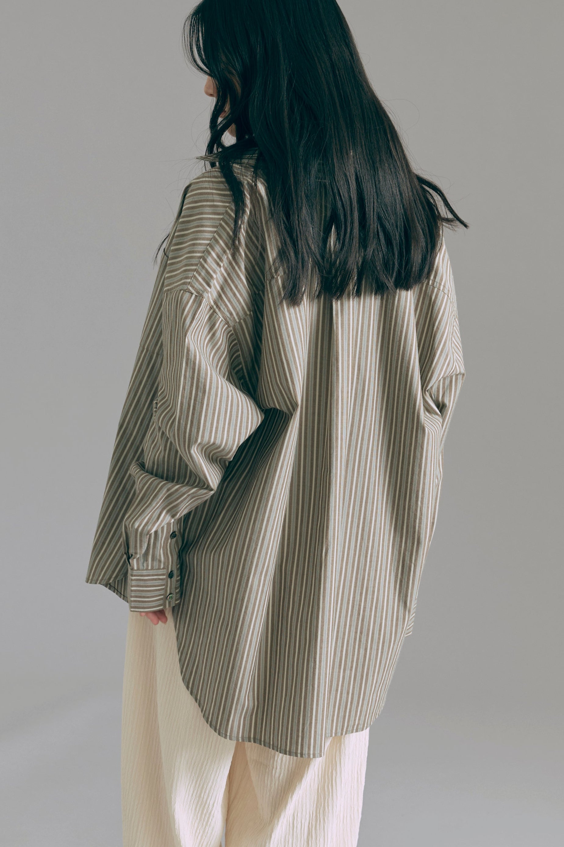 Vintage Stripe Double Collar Over Shirts – EN NEUME