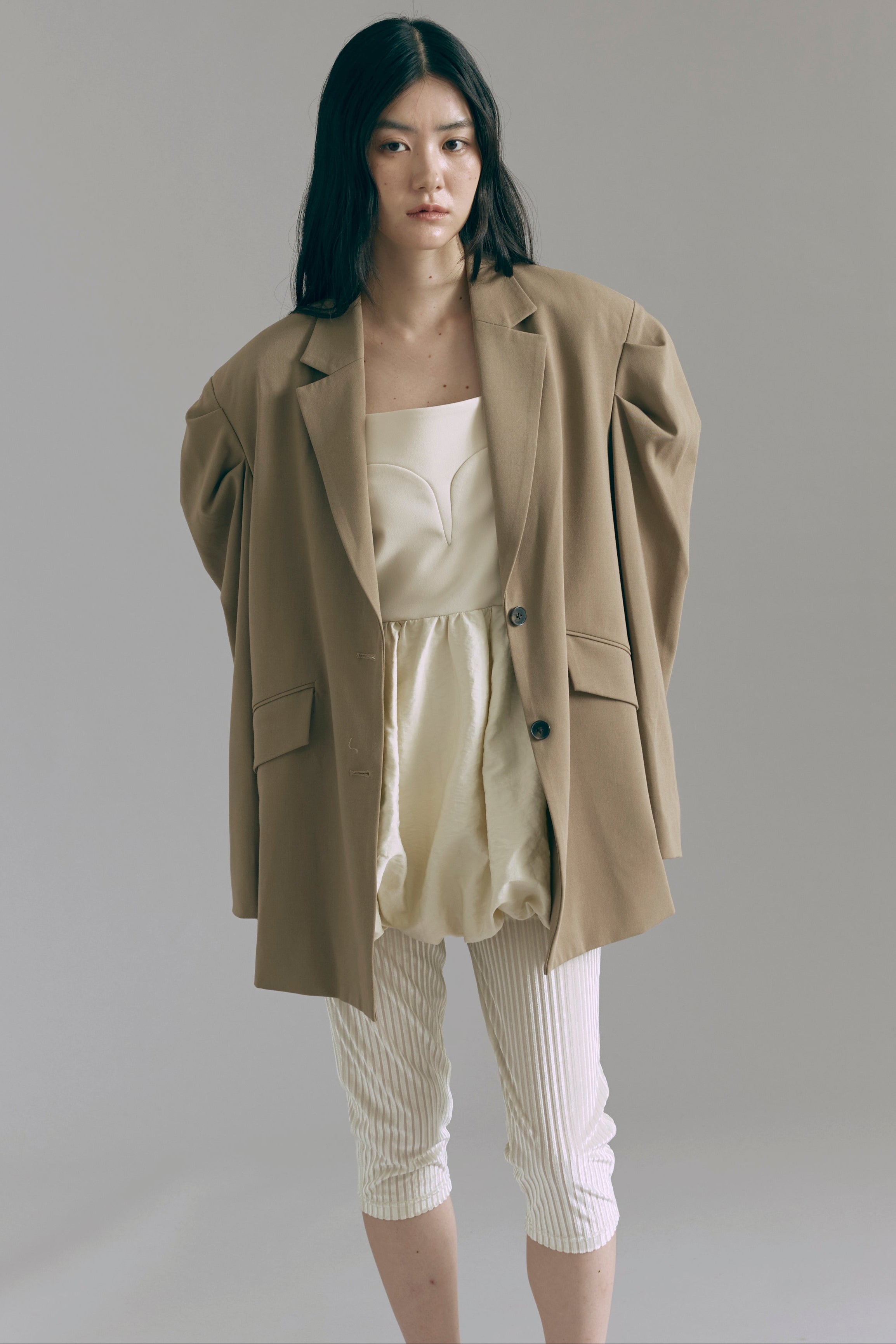 Gathered Shoulder Jacket – EN NEUME