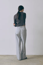 Wide Tuck Pants