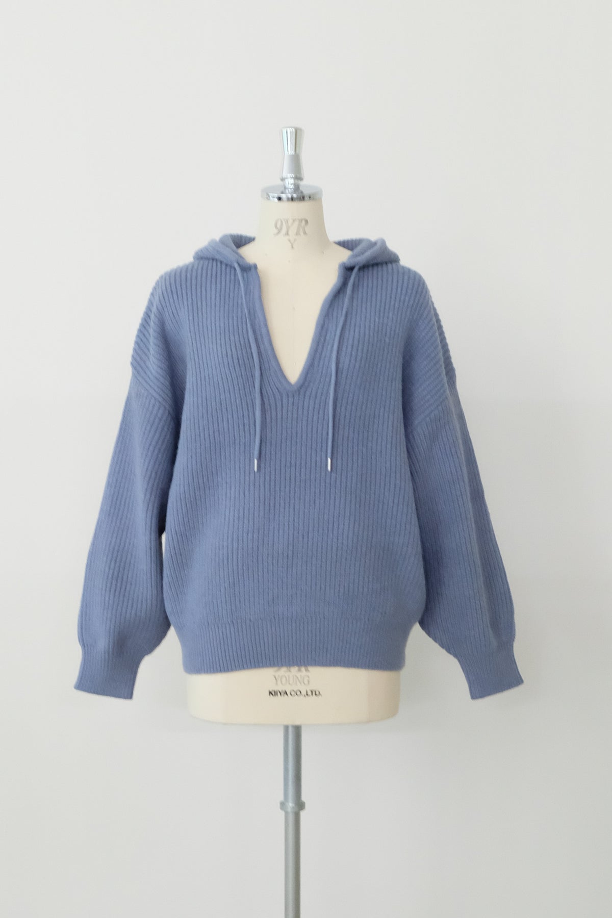 Alpaca Touch Hooded Top ブルー