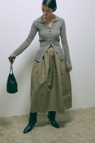 Cocoon Silhouette Skirt