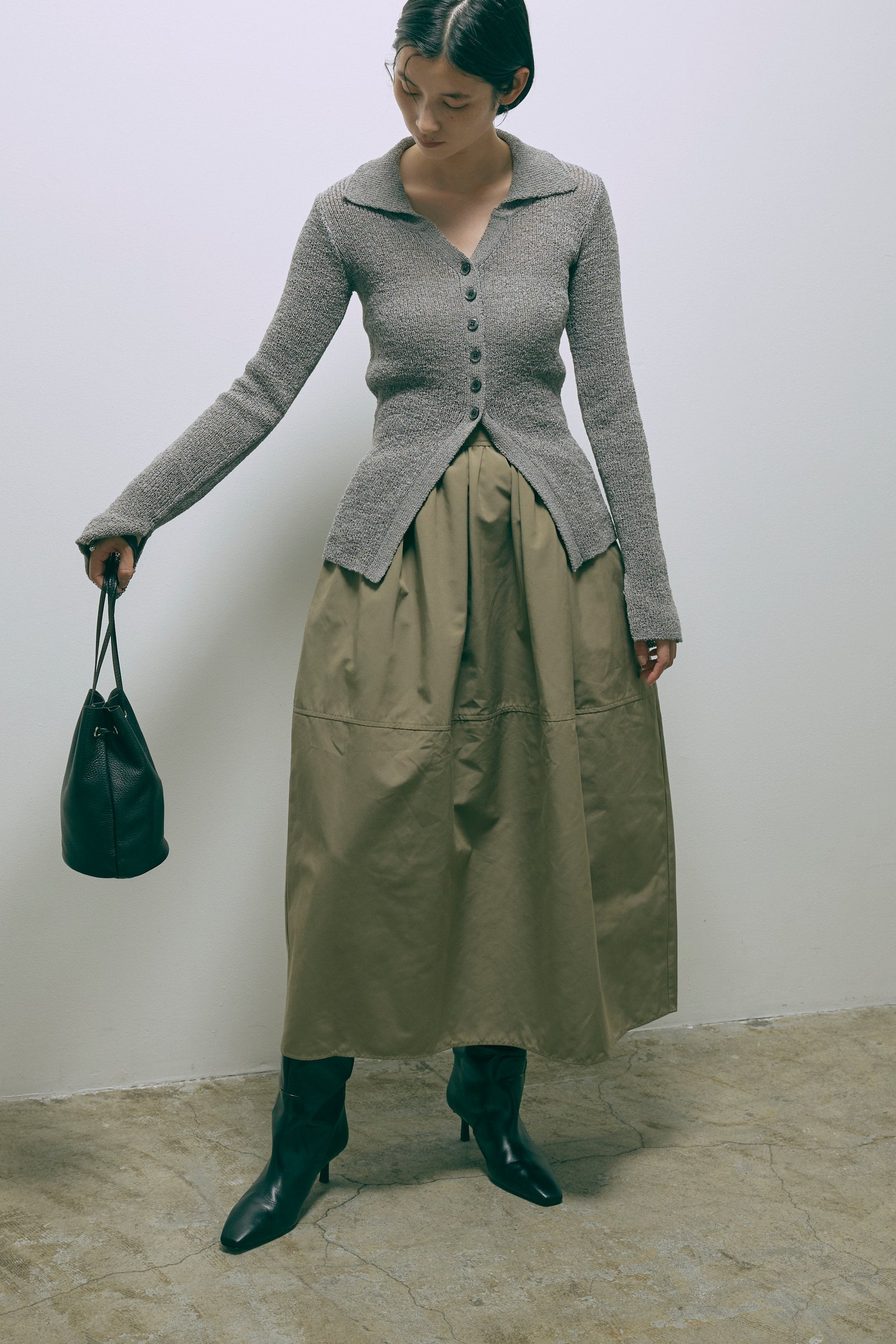 Cocoon Silhouette Skirt
