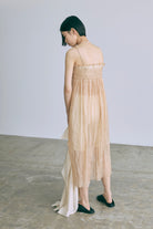 2Way Sheer Crinkled Skirt Dress