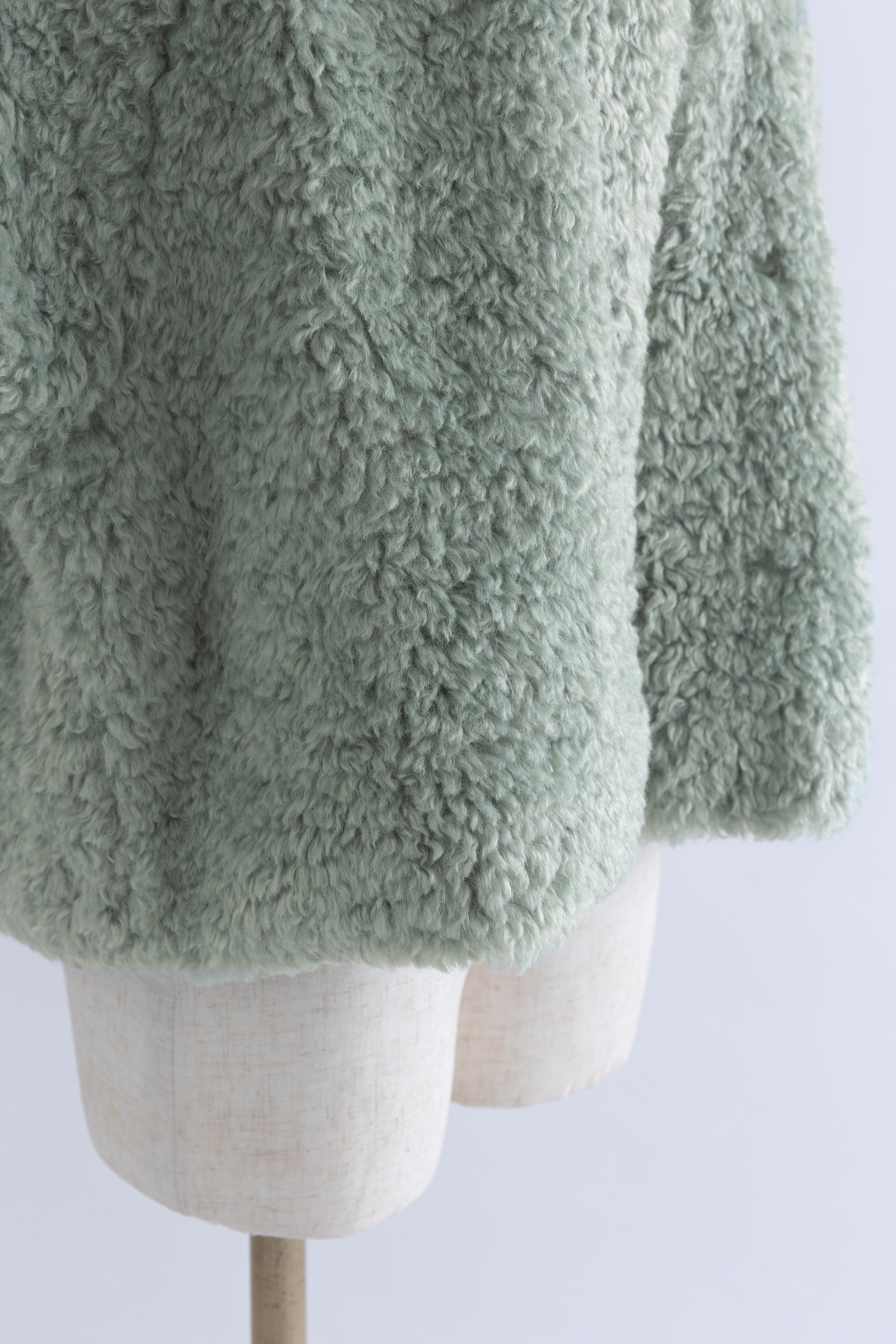 Short Sleeve Fur Jacket