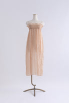 2Way Sheer Crinkled Skirt Dress