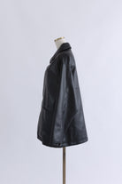 Faux Leather Over Jacket