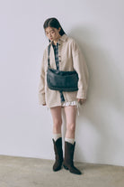 Light Leather Gather 2Way Sholder Bag