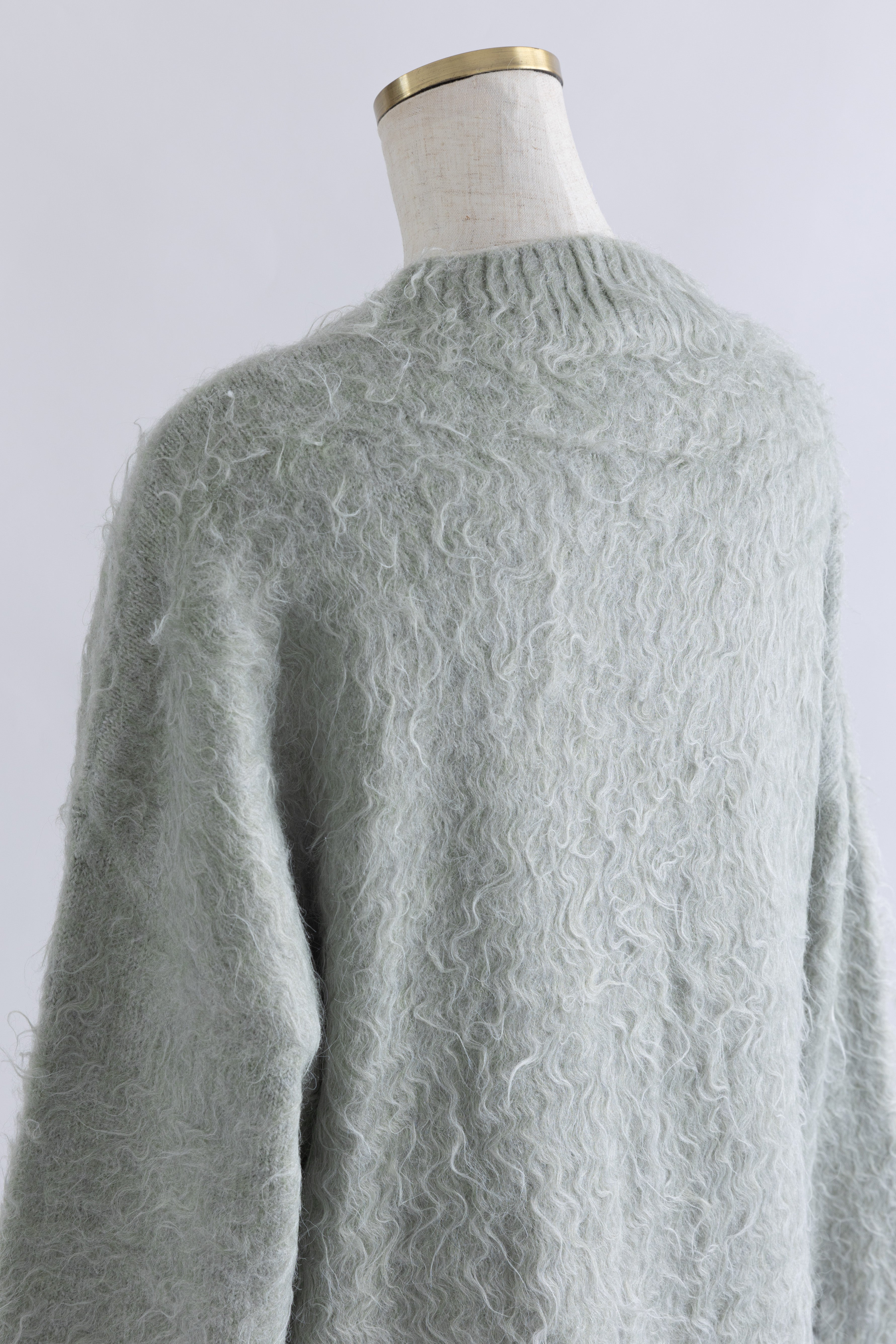 Brashed Shaggy Cardigan