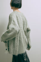 Brashed Shaggy Cardigan