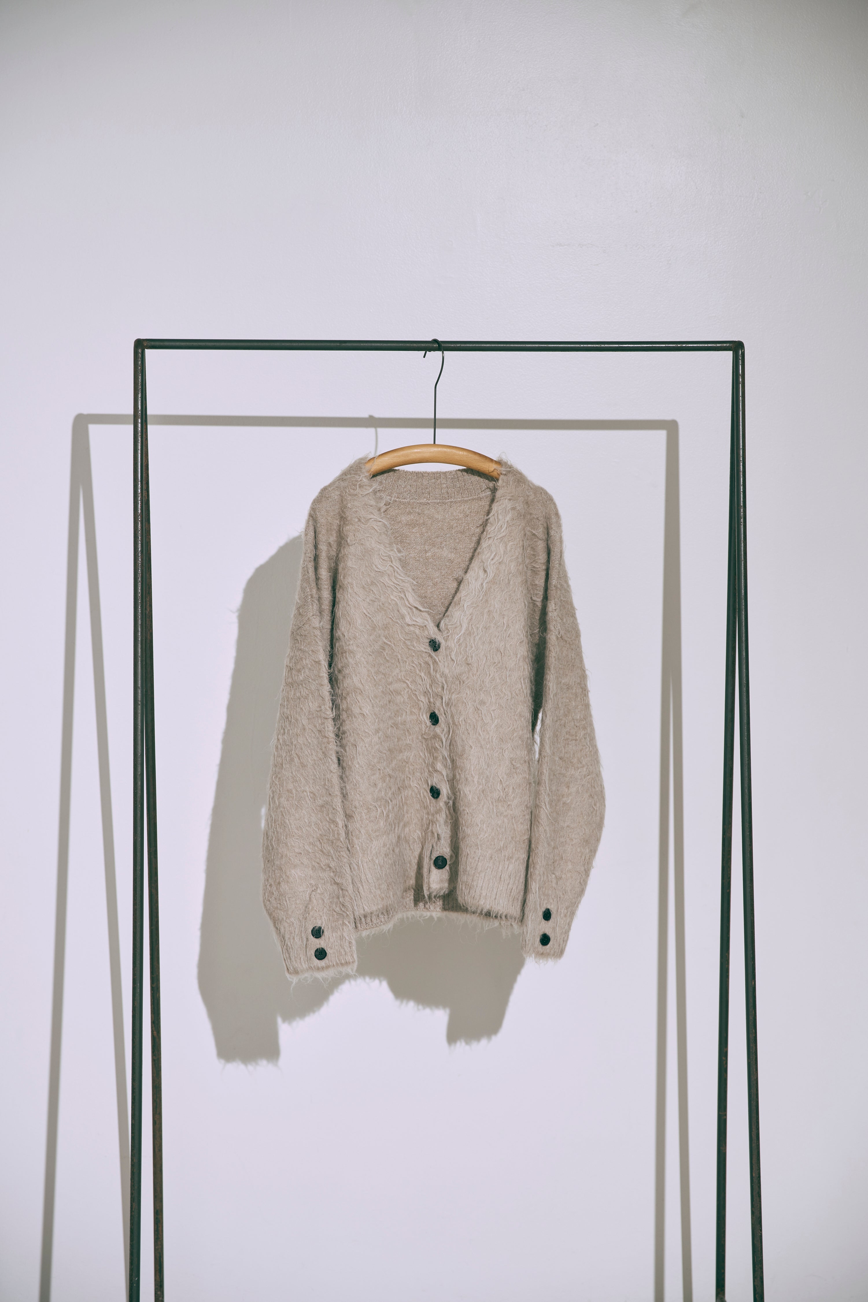 Brashed Shaggy Cardigan