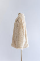 Fur Middle Coat アイボリー