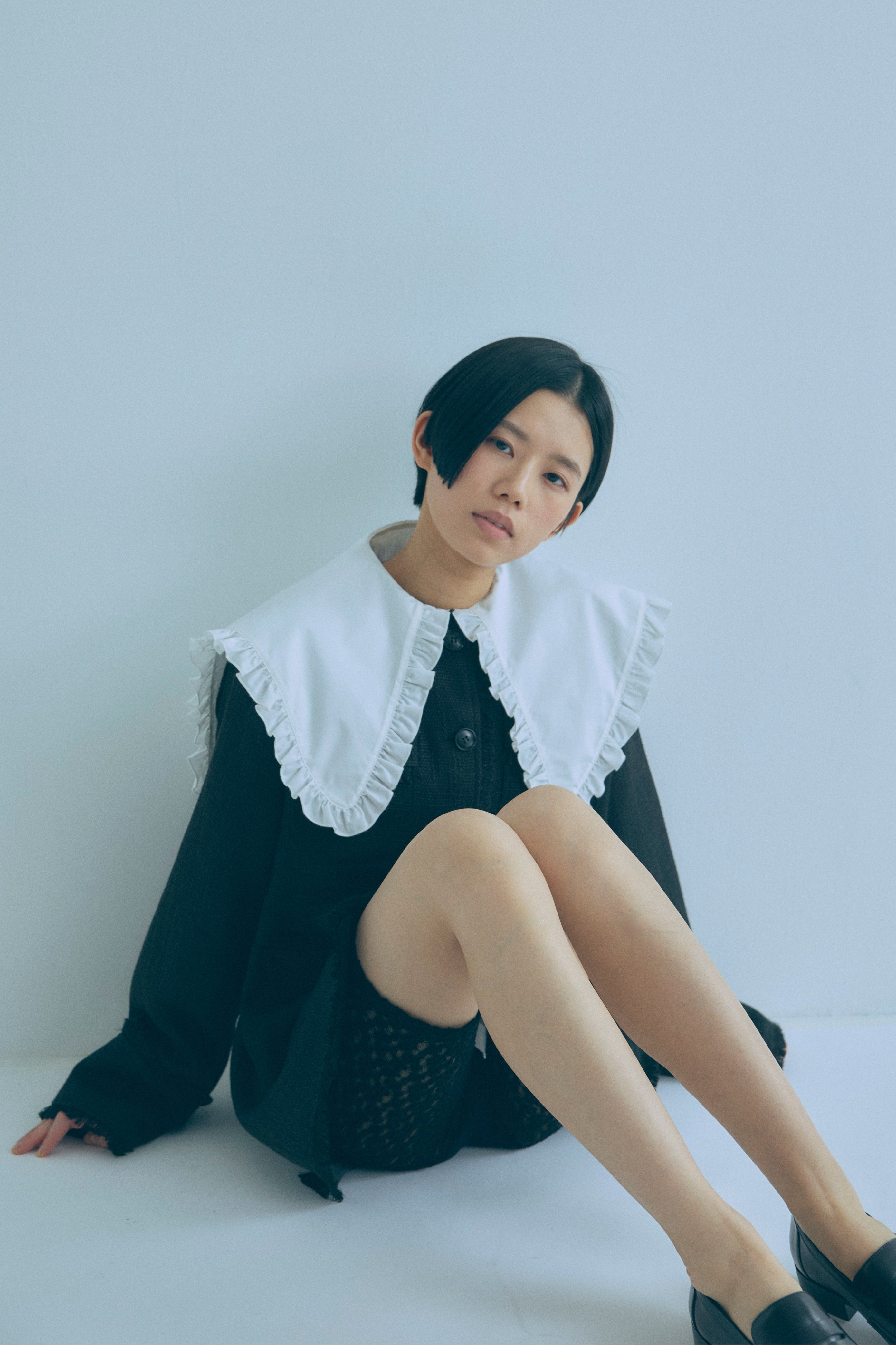 着用カラー:ブラック　モデル身長:170cm